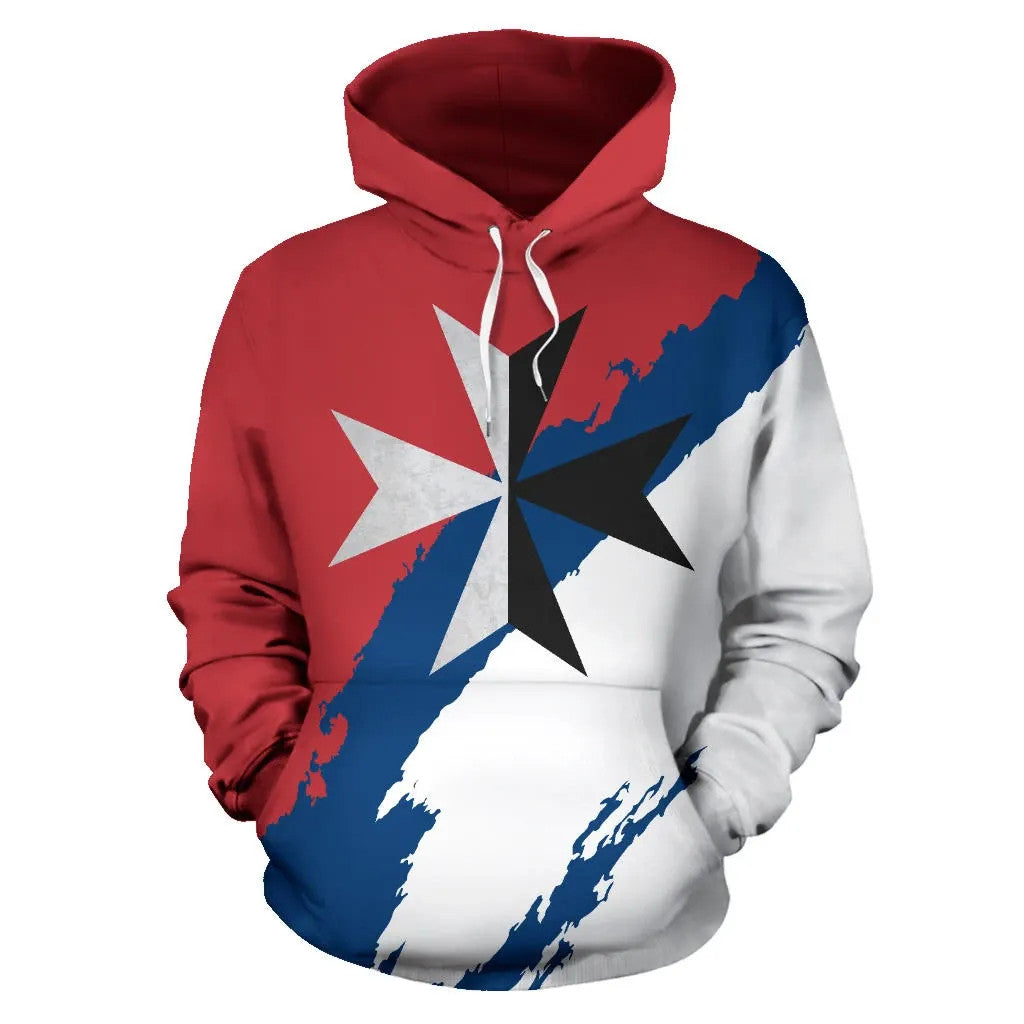 Serbia Hoodie Maltese Cross RLT7