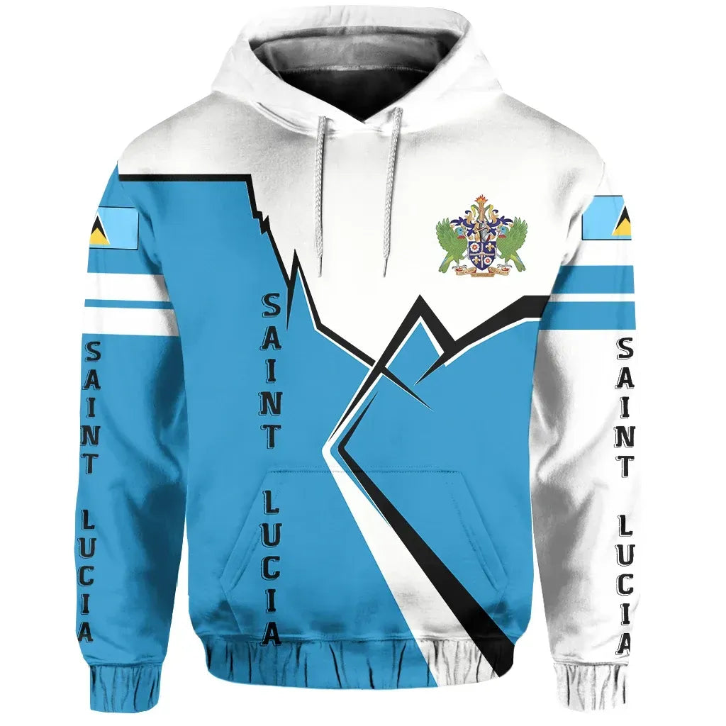 Saint Lucia Hoodie Lightning RLT6