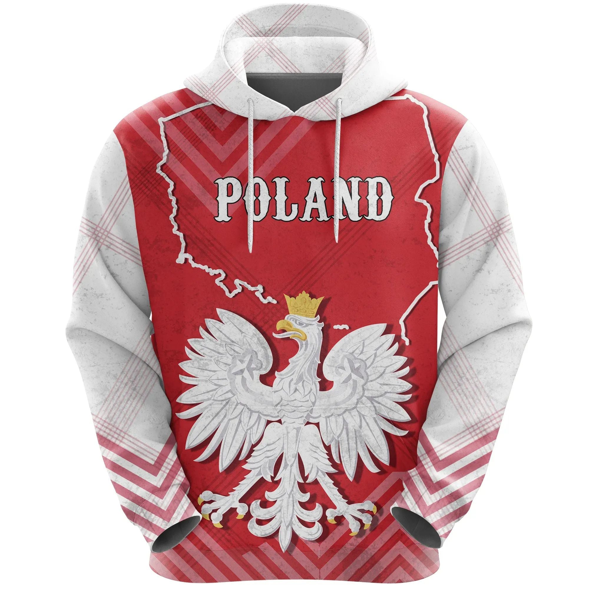 Poland Hoodie With Special Map RLT7