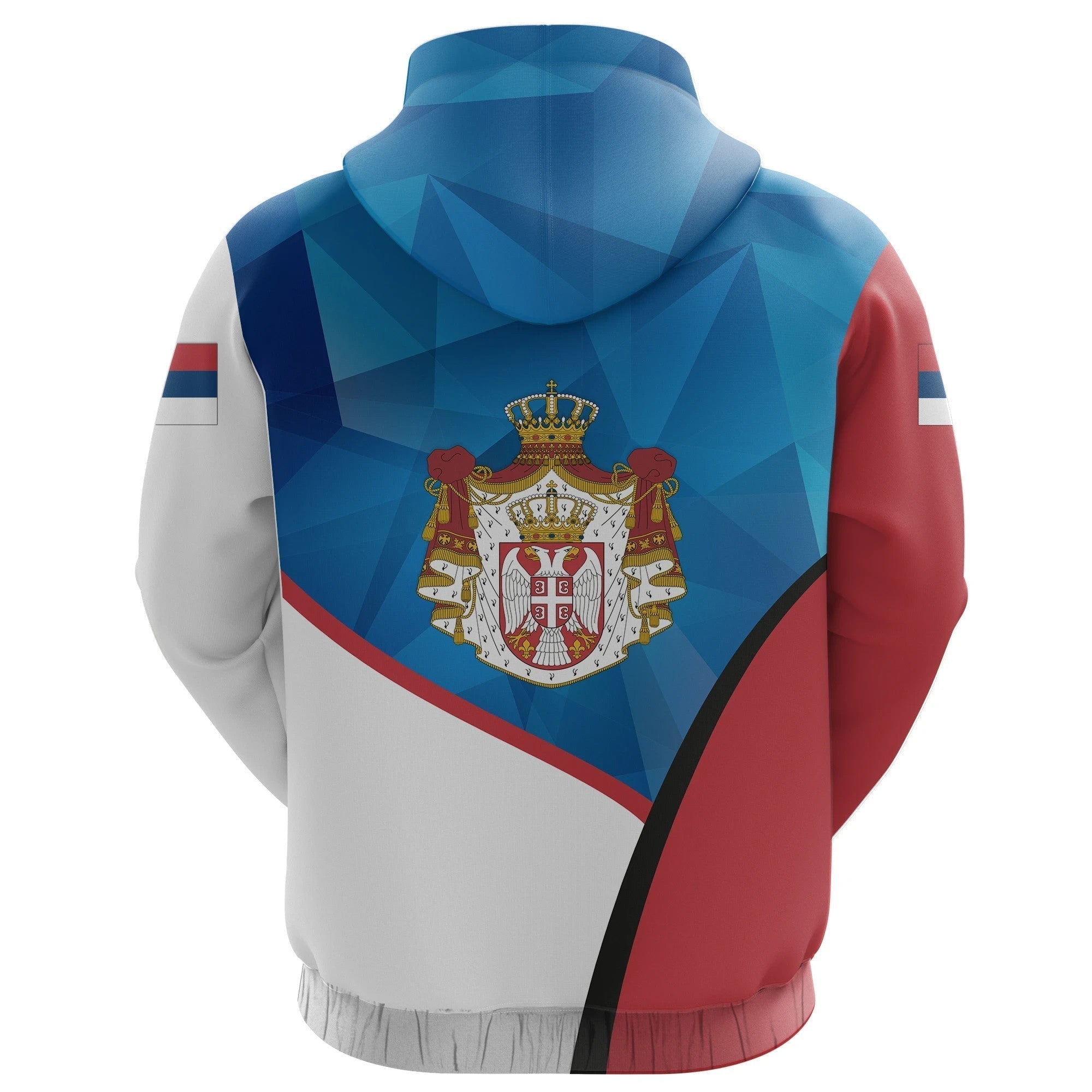 Serbia Hoodie White Eagle Version RLT7