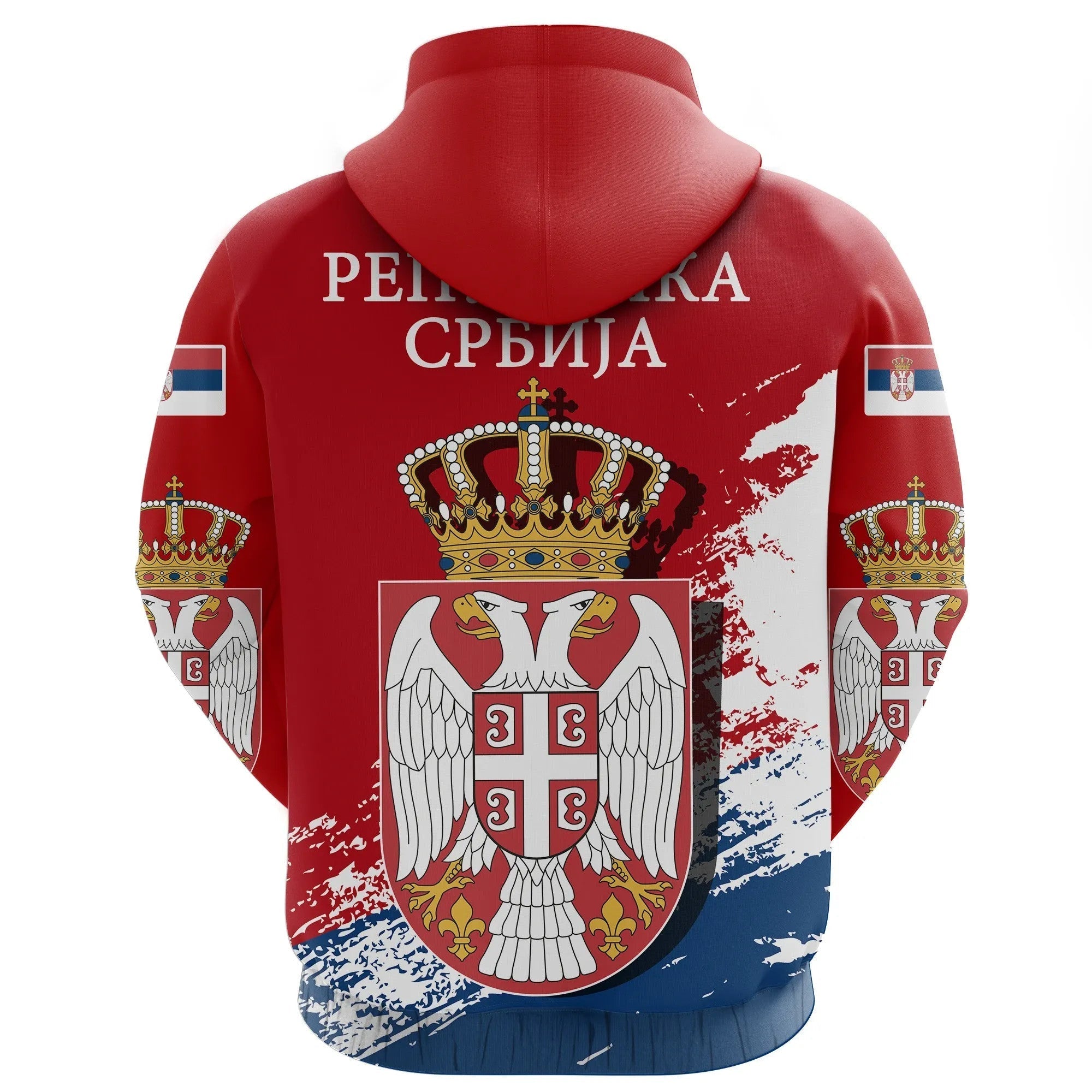 Serbia Special Hoodie Red Version RLT7