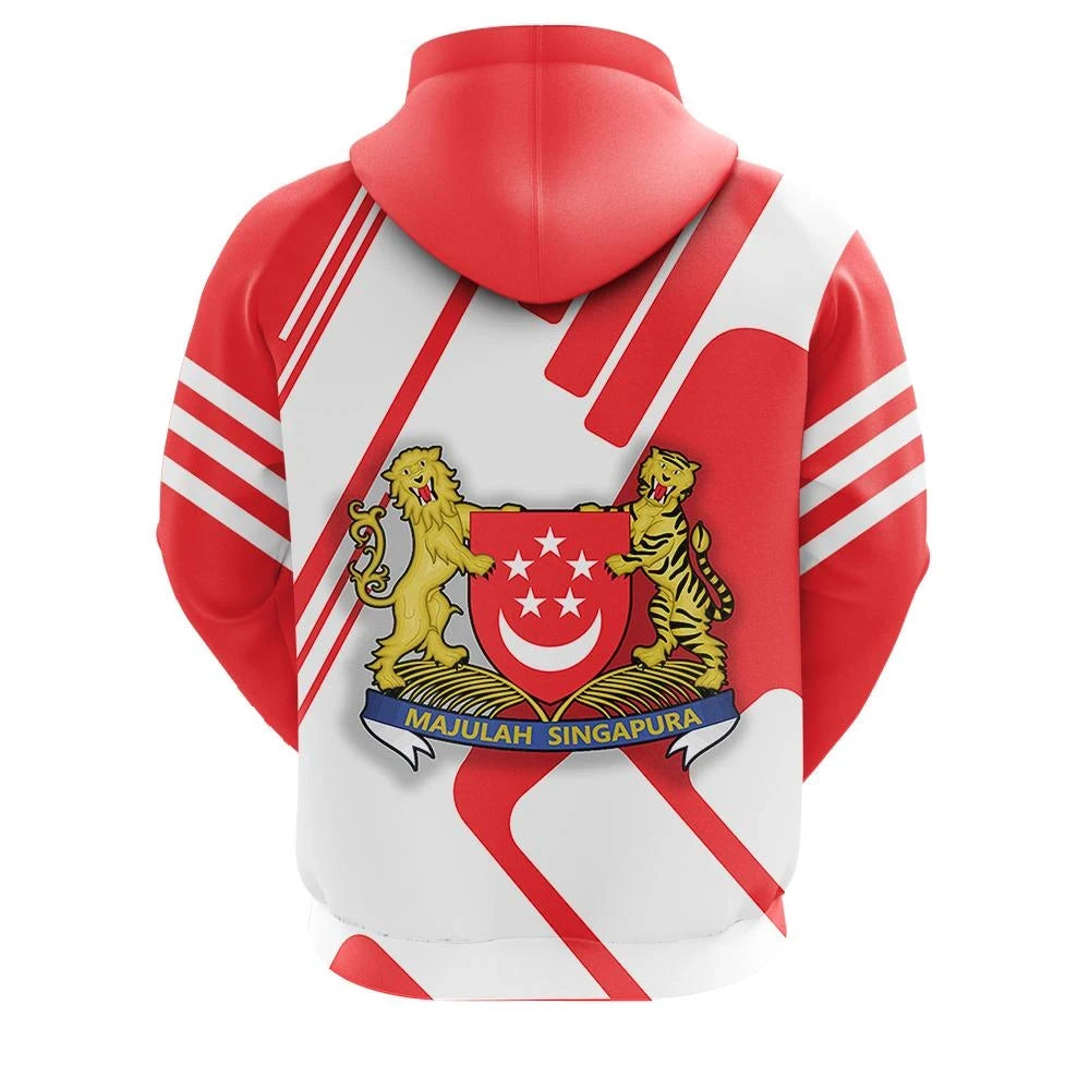 Singapore Hoodie Coat Of Arms Rockie RLT13