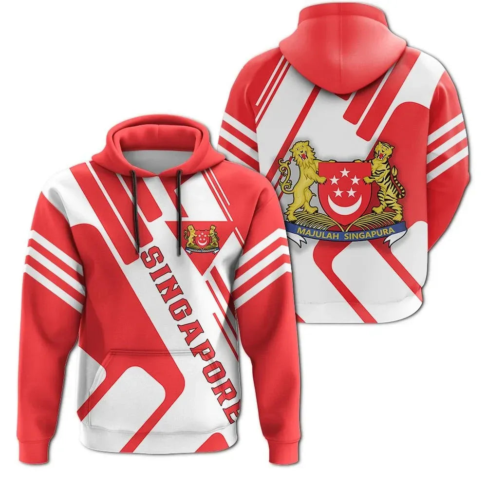Singapore Hoodie Coat Of Arms Rockie RLT13