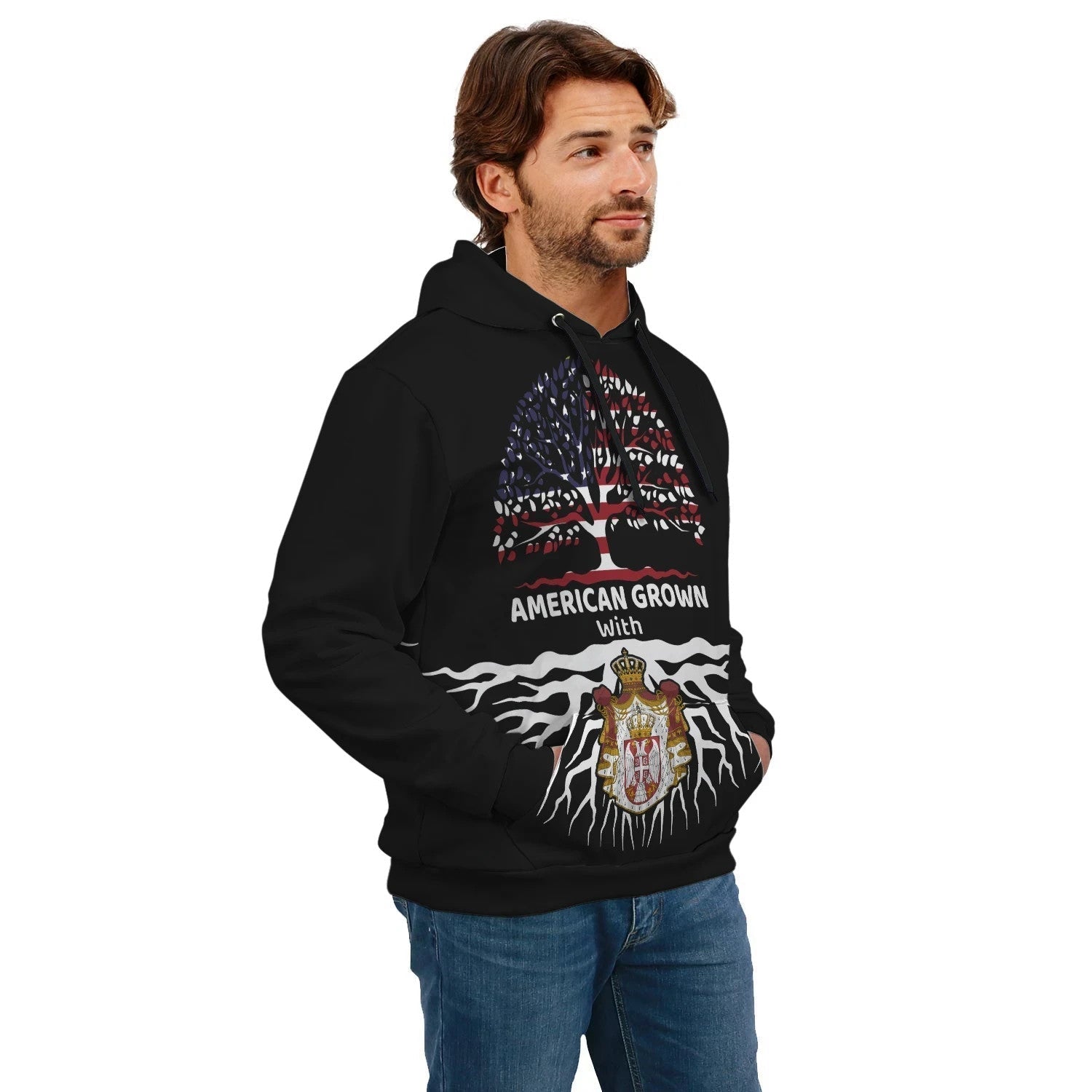 Serbia Hoodie American Root RLT7