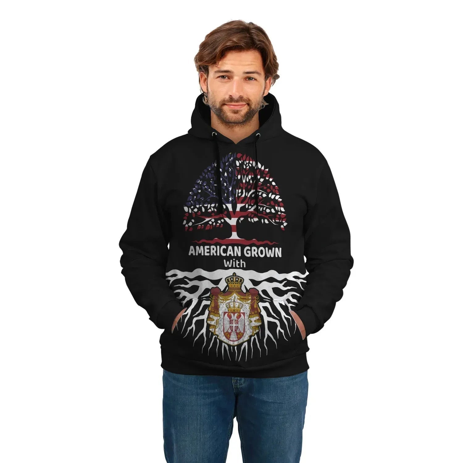 Serbia Hoodie American Root RLT7