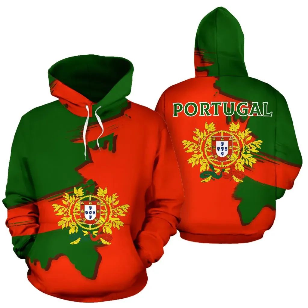 Portugal Coat Of Arms Unique Hoodie Scratch Style RLT7