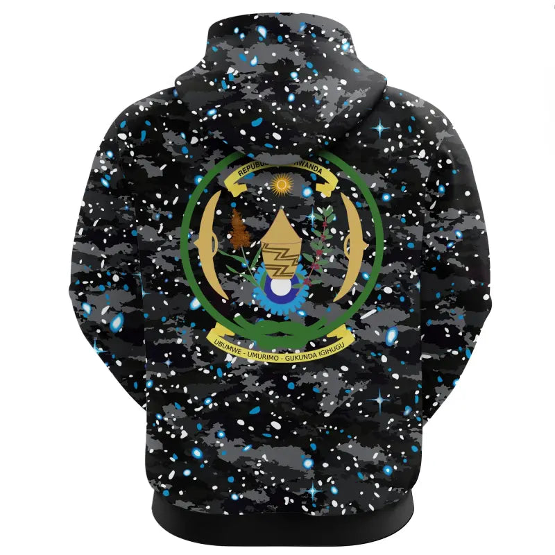 Rwanda Hoodie Space Camo Zip RLT12