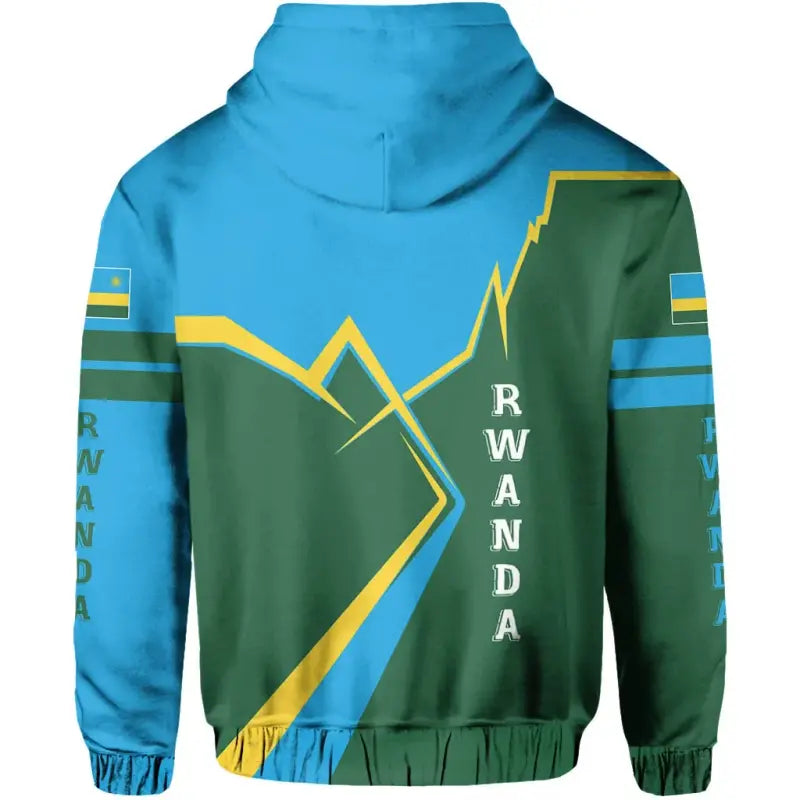 Rwanda Zip Hoodie Lightning RLT12
