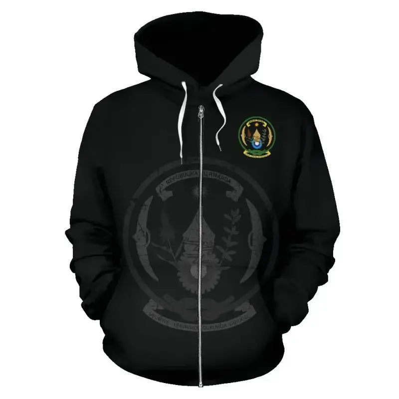Rwanda Zipper Hoodie RLT12