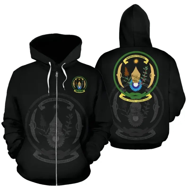 Rwanda Zipper Hoodie RLT12