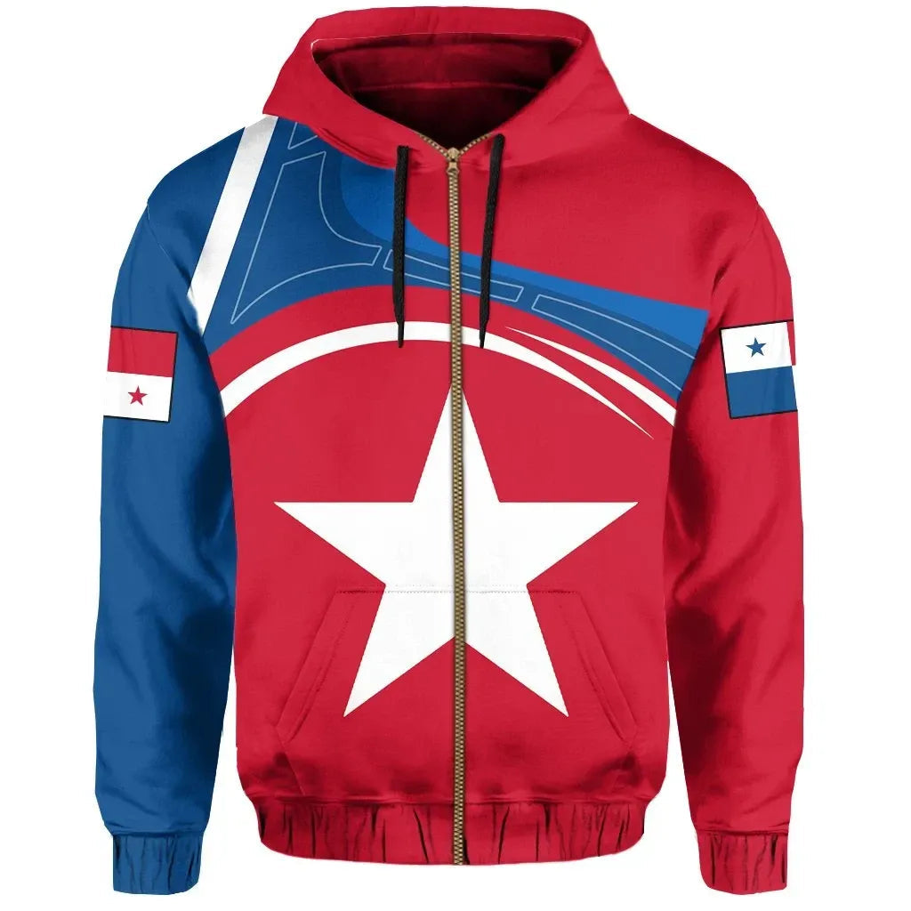 Panama Zipper Hoodie Eudora Style RLT13