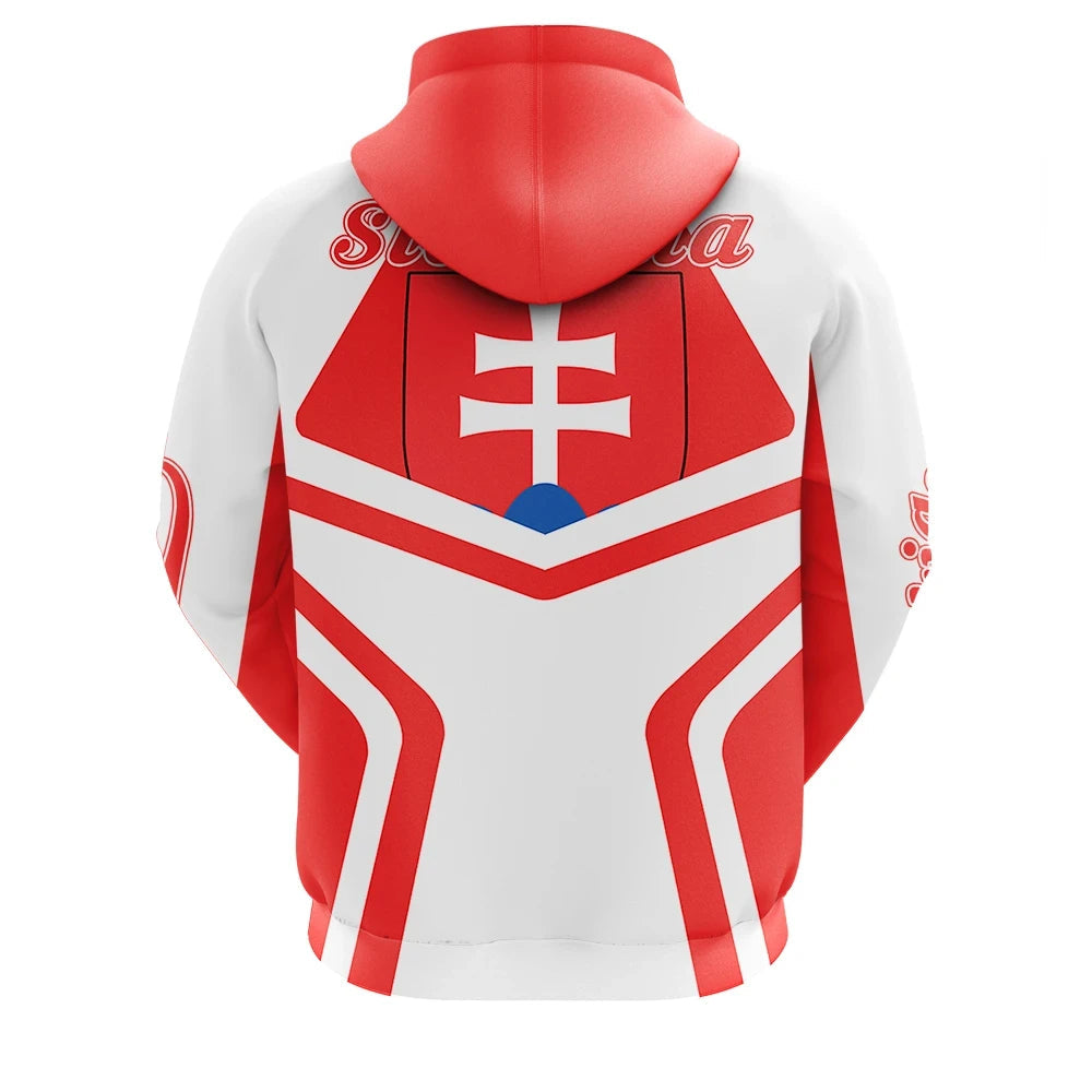 Slovakia Zip Up Hoodie Coat Of Arms My Style RLT13
