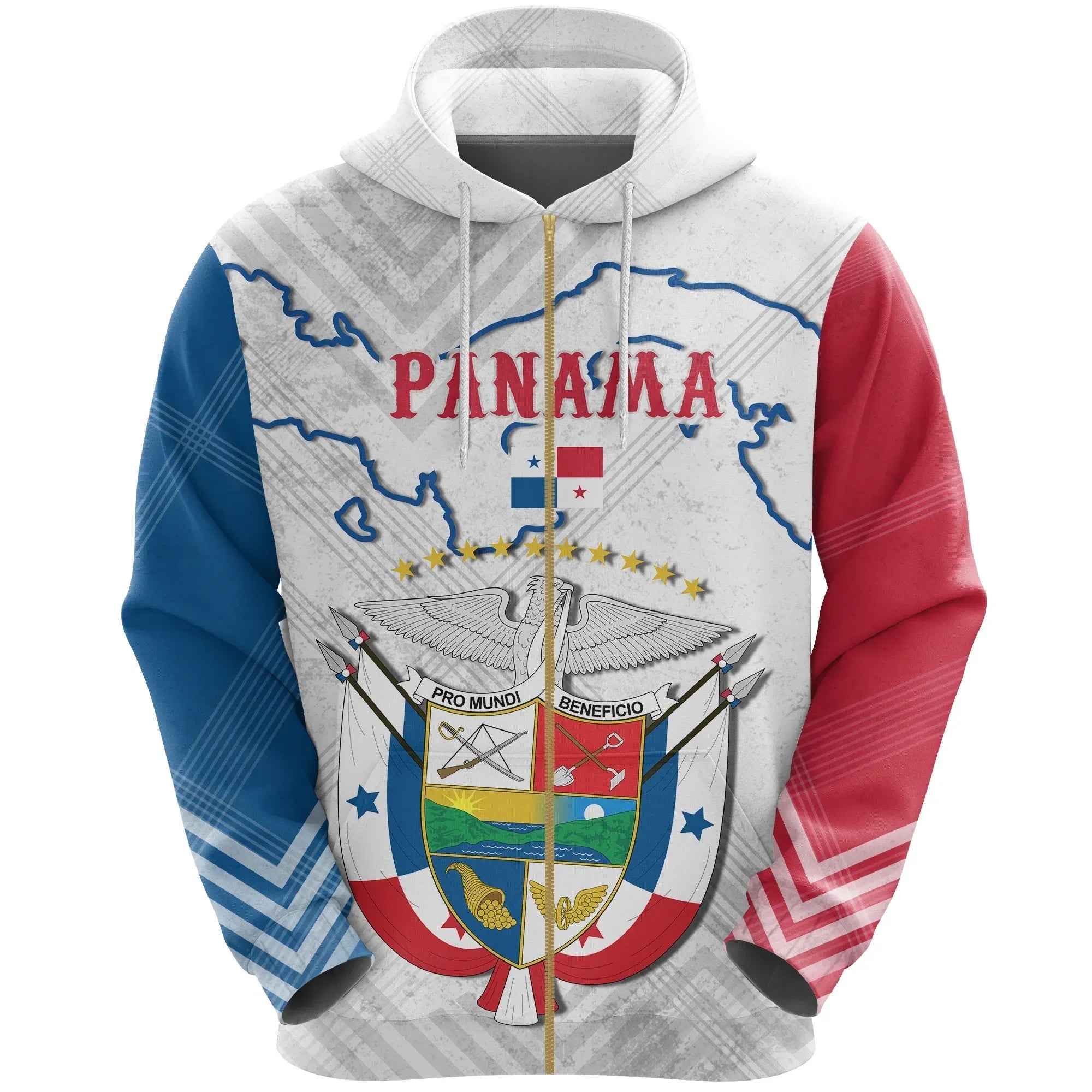Panama Zip Hoodie Special Map RLT13