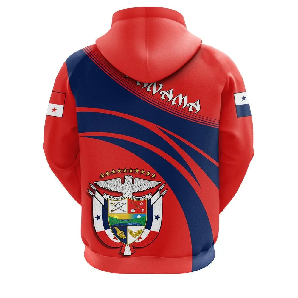 Panama Zip Hoodie Coat Of Arms Cricket Style RLT13