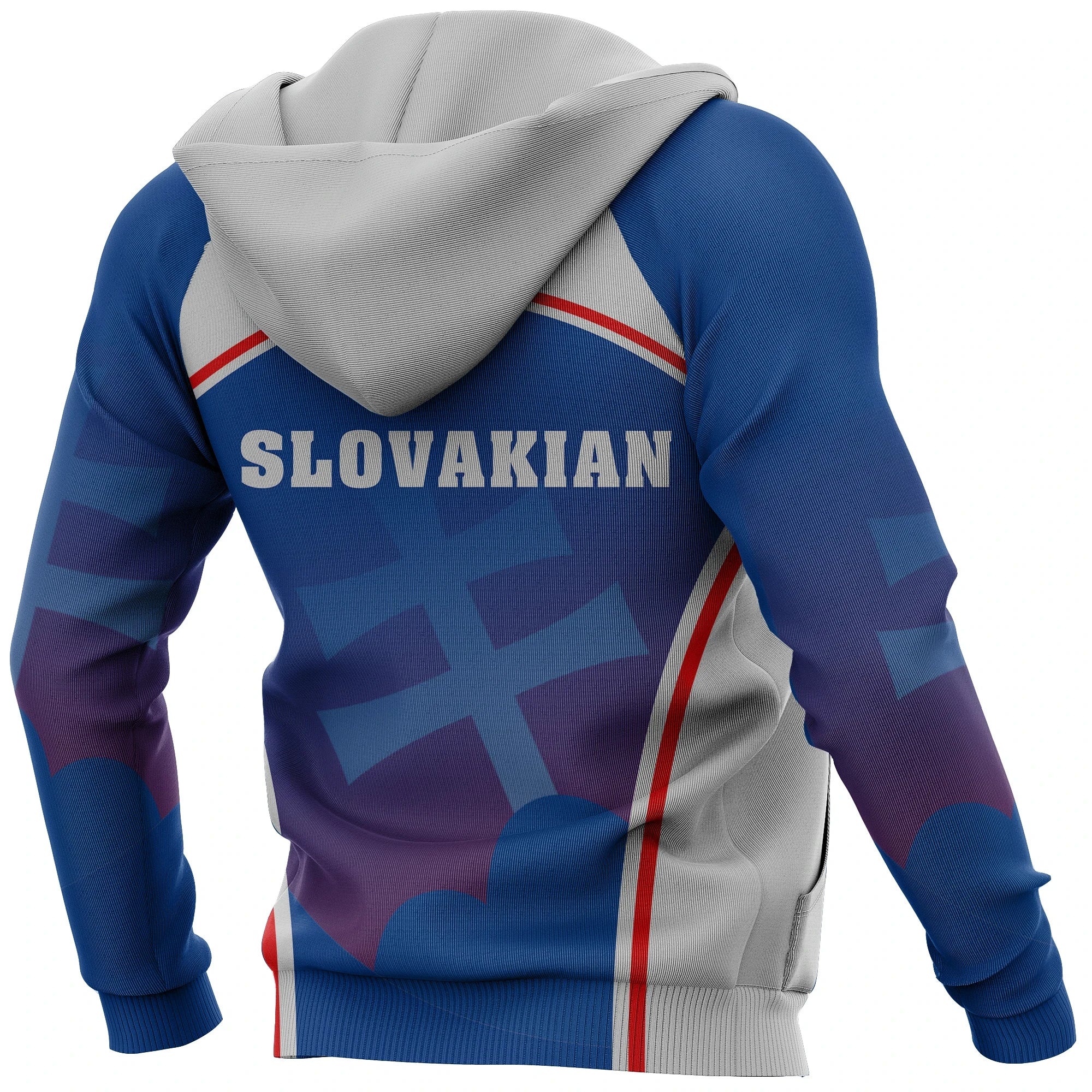Slovakia Coat Of Arms Zipper Hoodie Sport Style RLT13