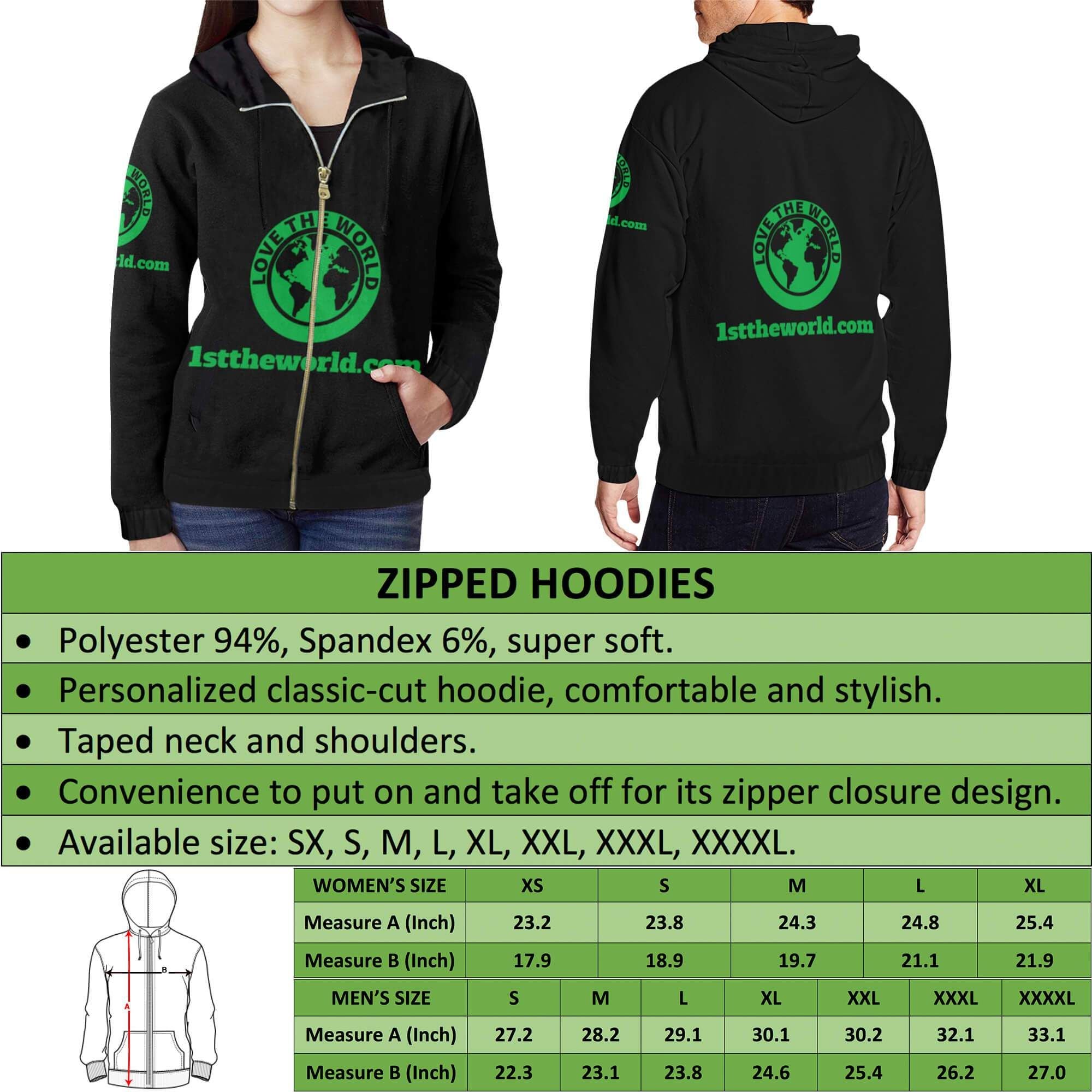 Panama Special Zipper Hoodie RLT13
