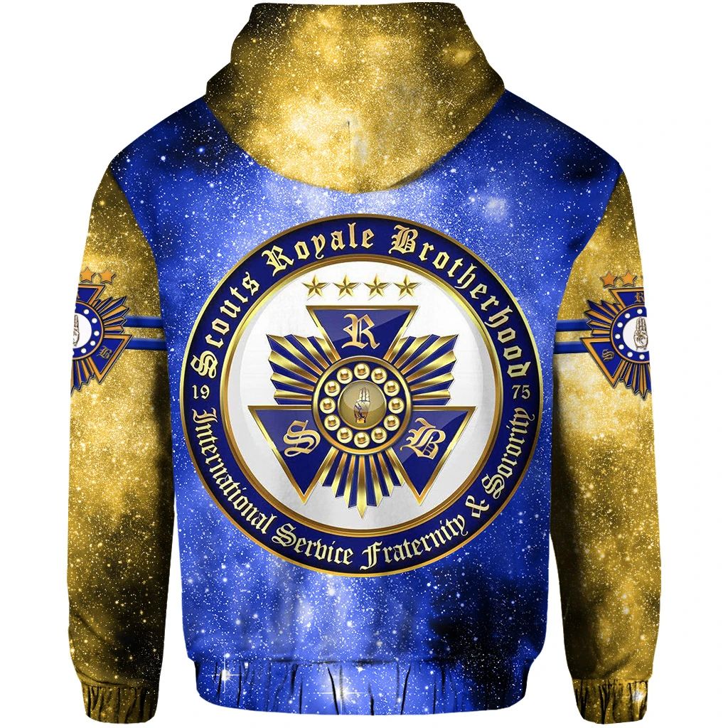 Scouts Royale Brotherhood SRB Hoodie Unique Version Blue LT8
