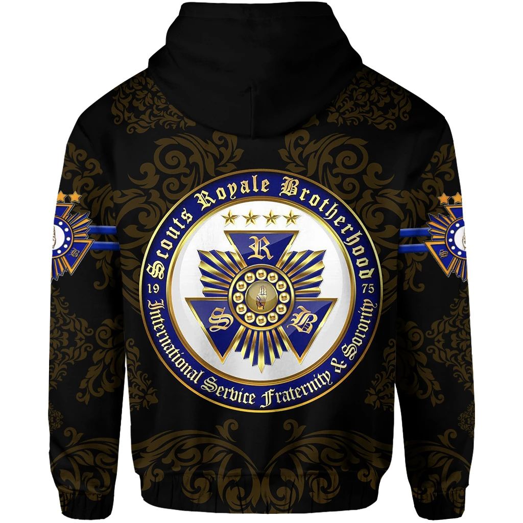 Scouts Royale Brotherhood SRB Hoodie Unique Version Black LT8
