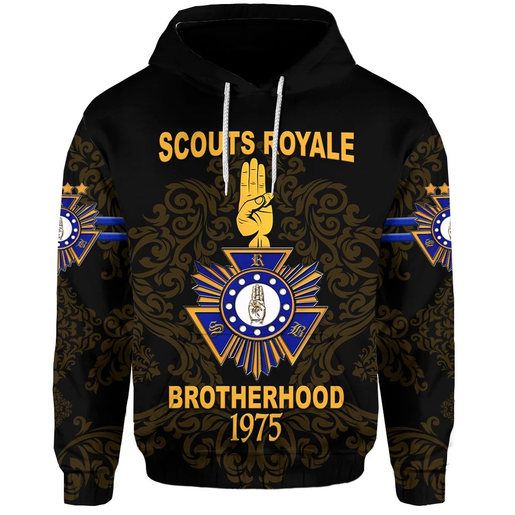 Scouts Royale Brotherhood SRB Hoodie Unique Version Black LT8