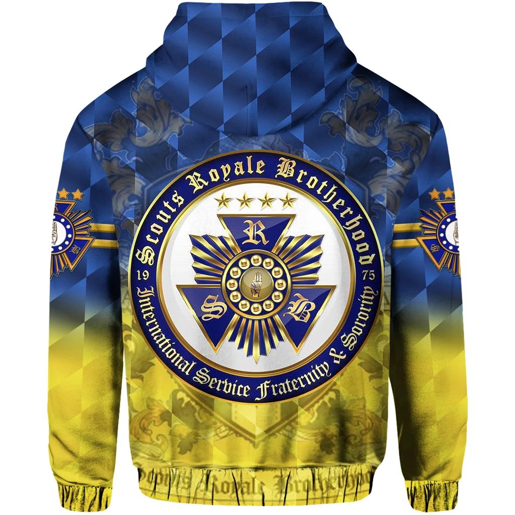 Scouts Royale Brotherhood SRB Hoodie Original Style Blue LT8
