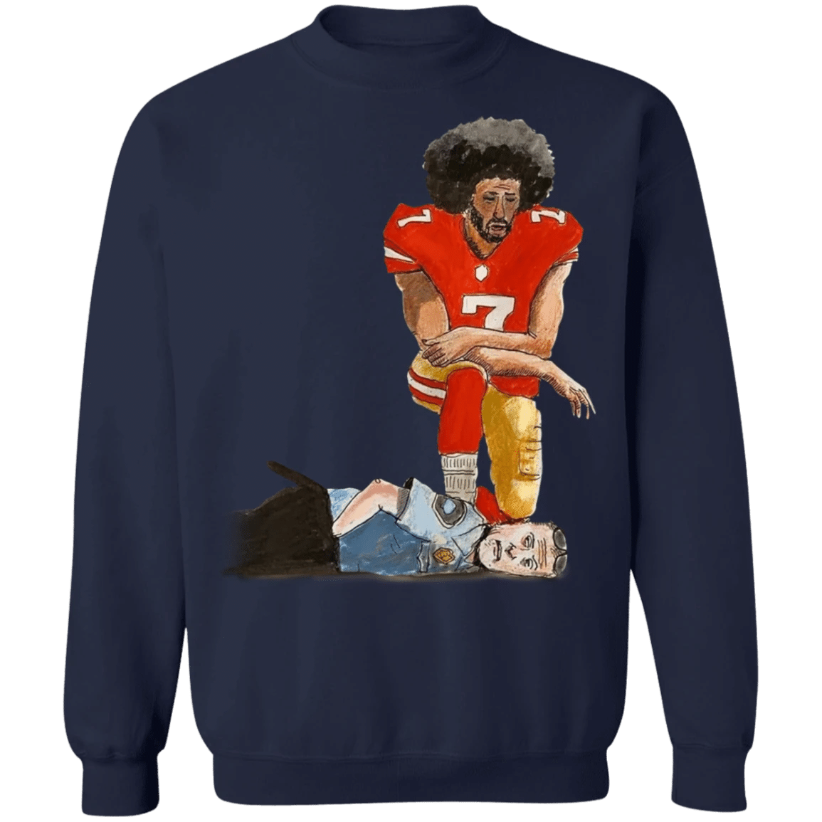 Derek Chauvin George Floyd Kaepernick Sweatshirt Justice For Floyd Shirt I Can't Breathe