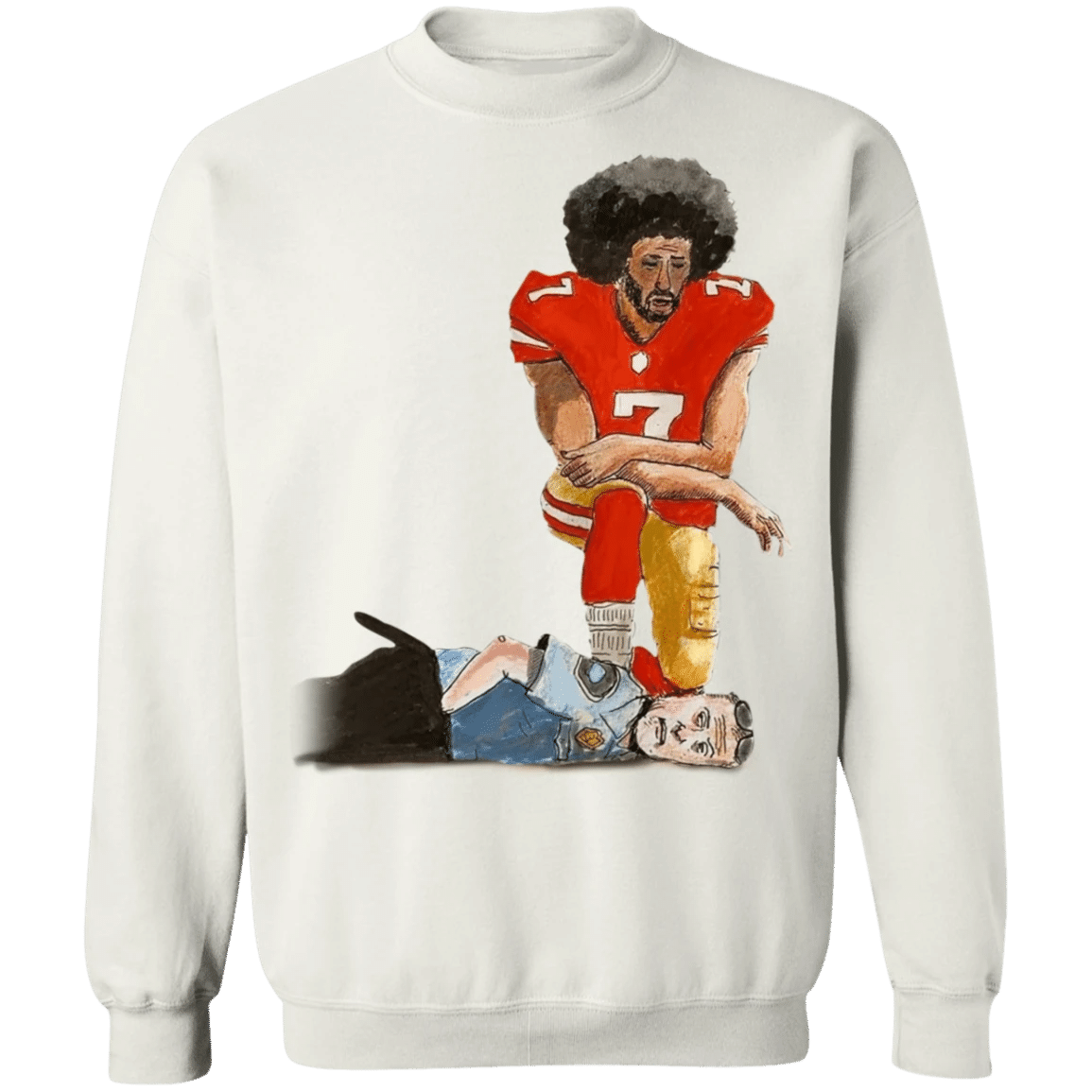 Derek Chauvin George Floyd Kaepernick Sweatshirt Justice For Floyd Shirt I Can't Breathe