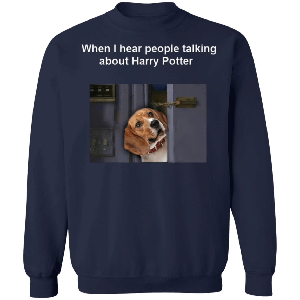 Beagle When I Hear People Talking About Harry Potter - Puppy Funny Sweatshirt