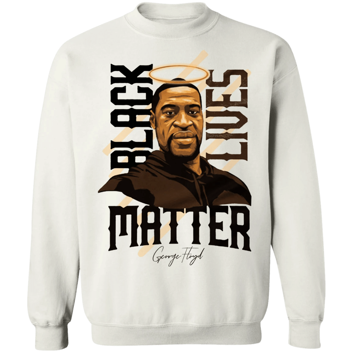 George Floyd Black Lives Matter Sweatshirt Say His Name George Floyd Shirt Blm