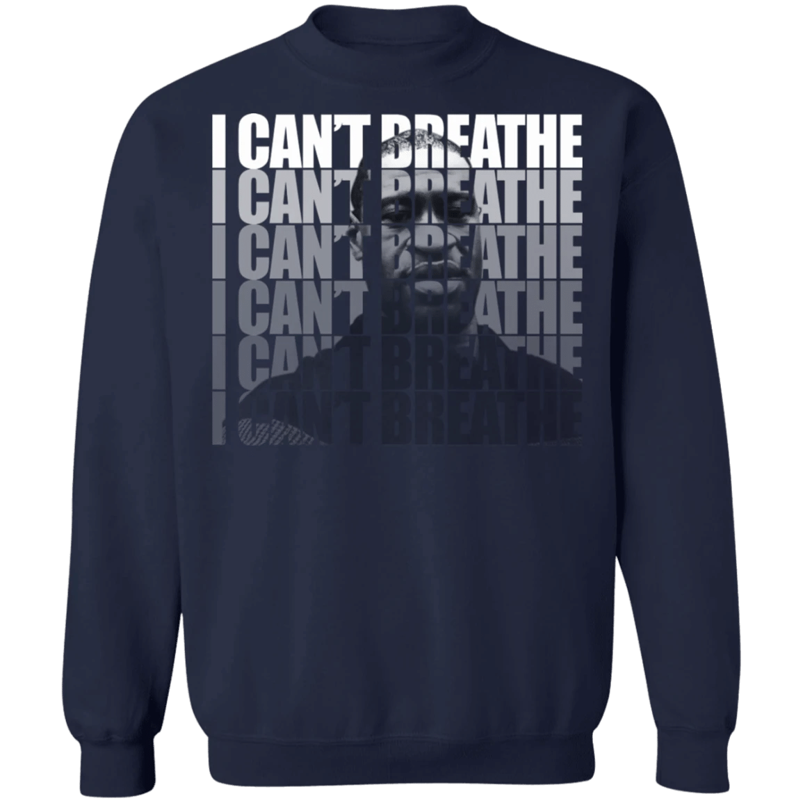 George Floyd I Can't Breathe Sweatshirt Say His Name George Floyd Shirt Blm