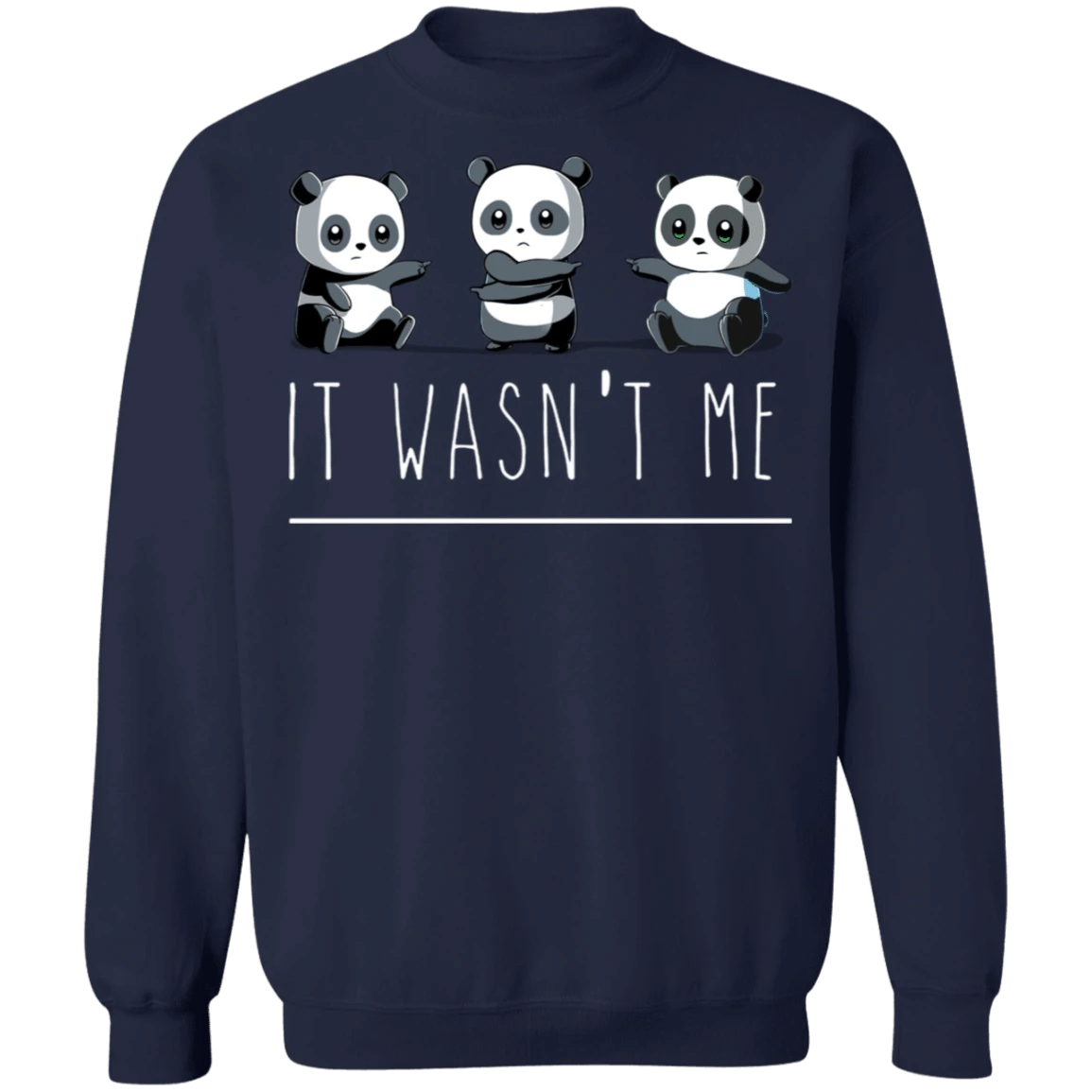 Panda It Wasn't Me Funny Sweater Best Friend Sweatshirts