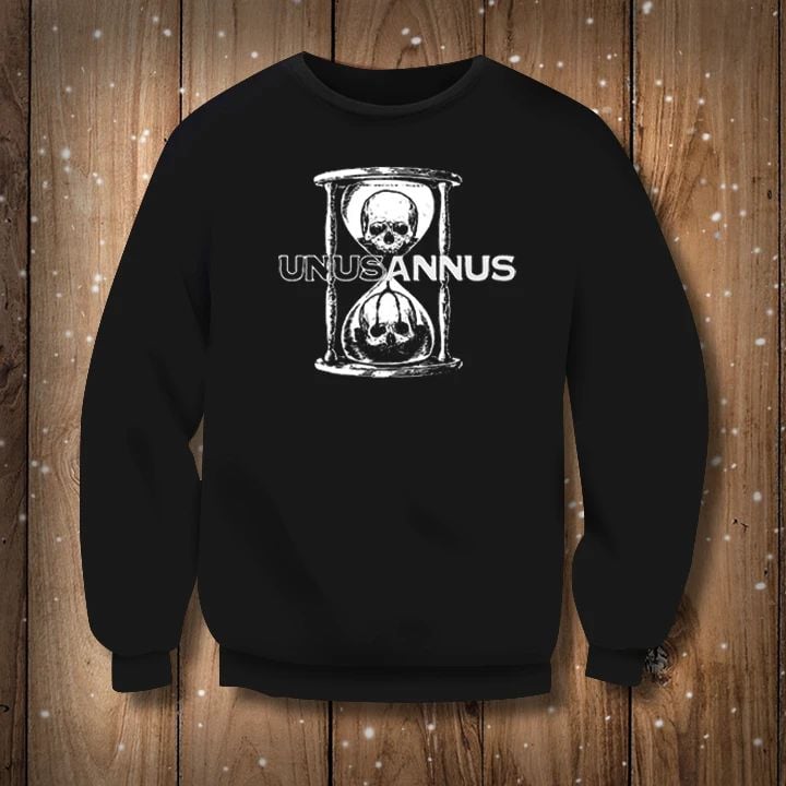 Unus Annus Skull Sweater Unus Annus Skull Hourglass Basic Sweatshirt Christmas Gifts For Teens