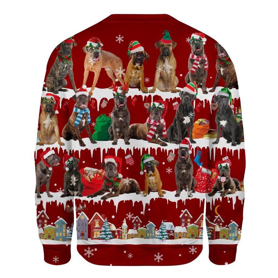 Cane Corso Dog Christmas Sweatshirt Ugly Christmas Sweatshirt Xmas Present For Dad