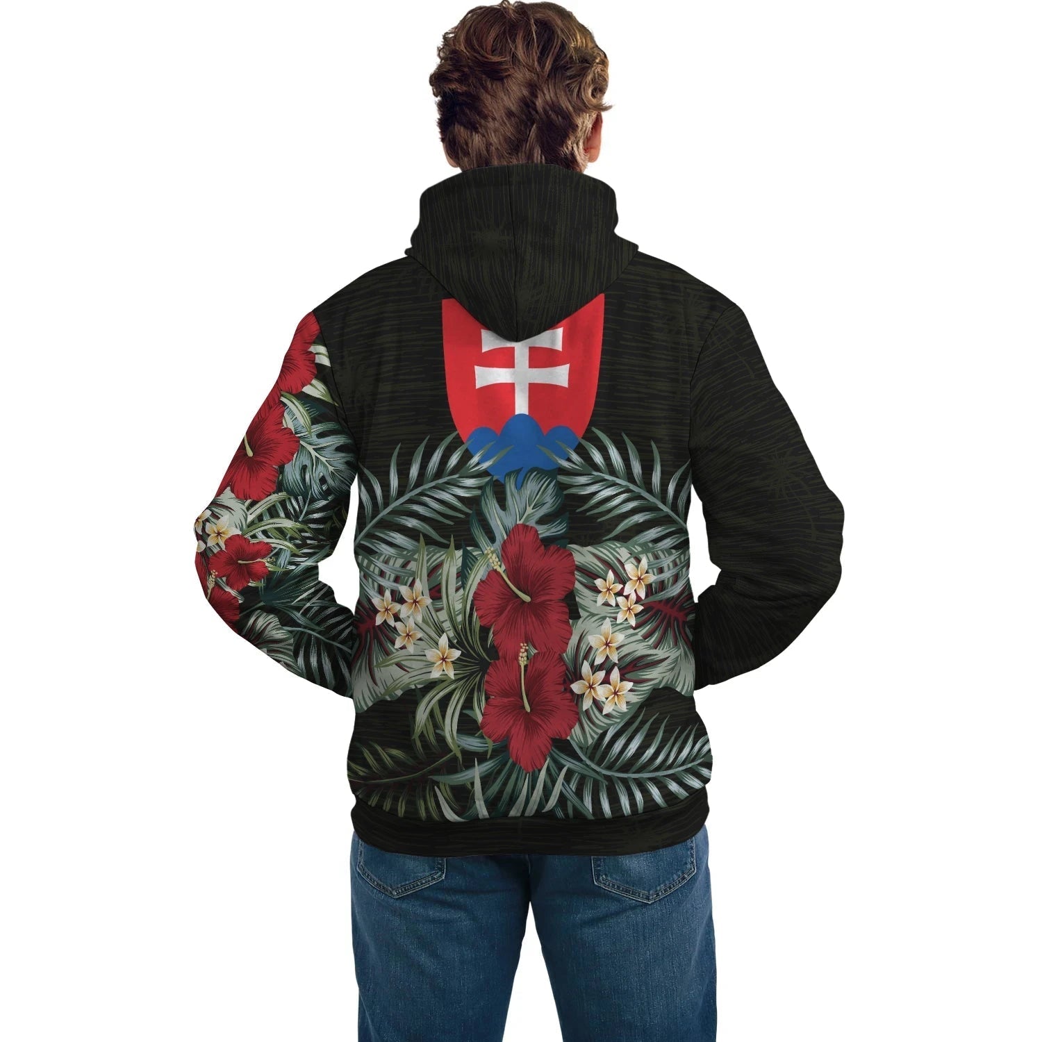 Slovakia Hoodie Hibiscus Men/Women RLT13