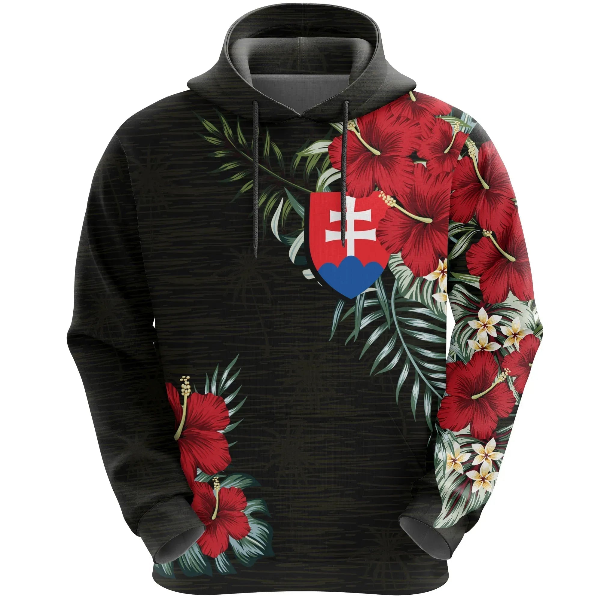 Slovakia Hoodie Hibiscus Men/Women RLT13