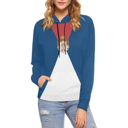 Serbia Hoodie Serbia Flag 02 RLT7