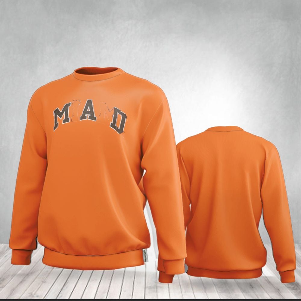 Miami Sweatshirt Vintage Miami Crewneck Sweatshirt Mens Womens Clothing