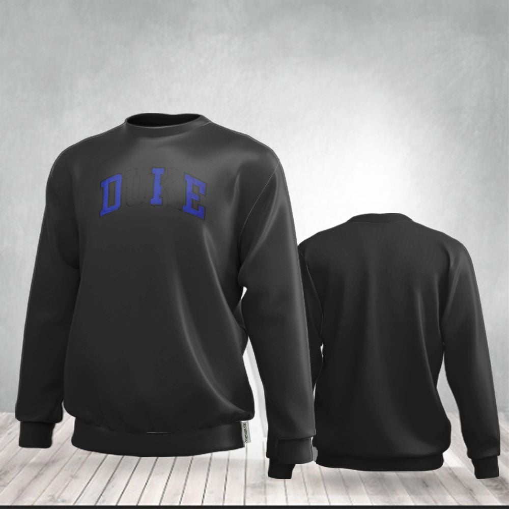 Duke Sweatshirt Mens Womens Vintage Duke Crewneck Apparel Gift