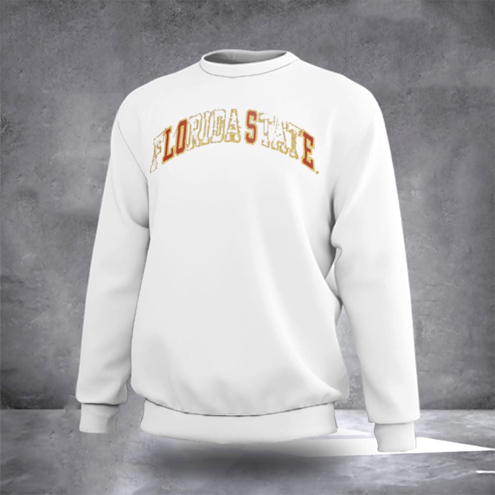 Florida State Sweatshirt Vintage Florida Crewneck Clothing For Men Women