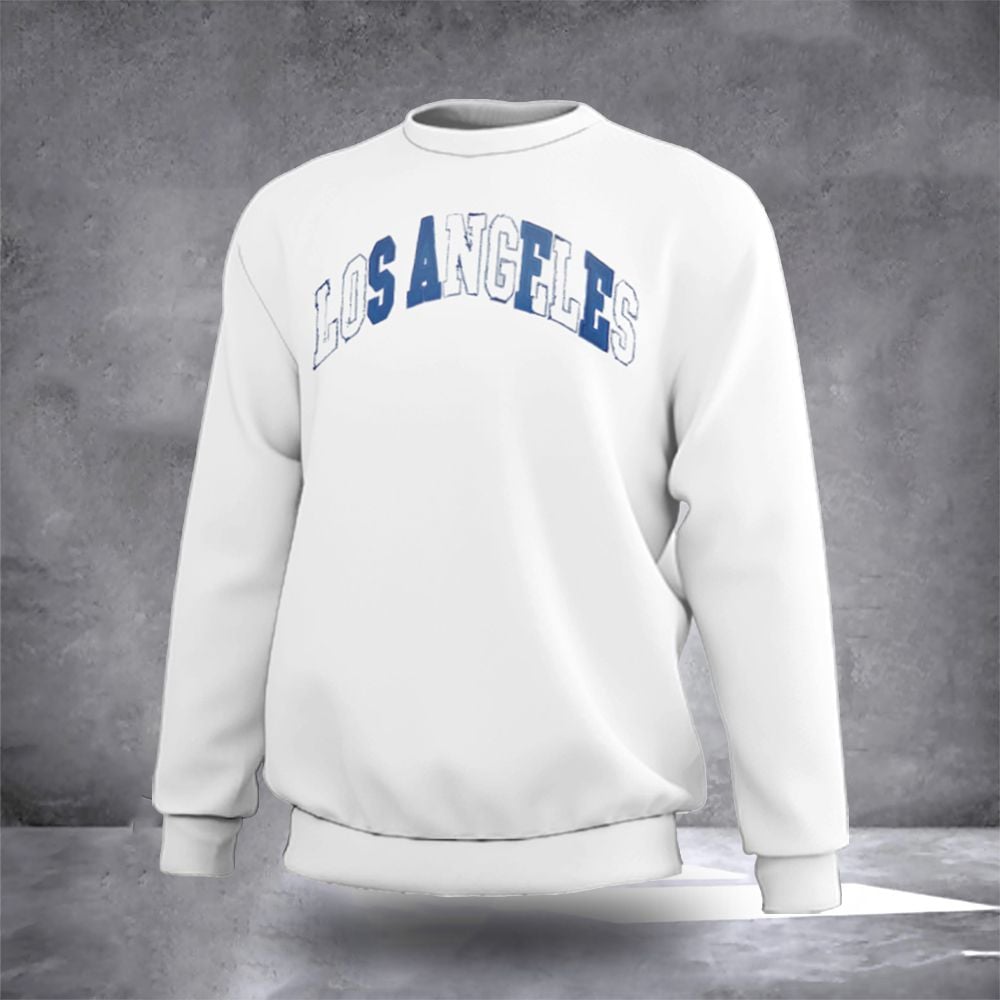 Los Angeles Sweatshirt Vintage Los Angeles Crewneck LA Sweatshirt Mens Womens