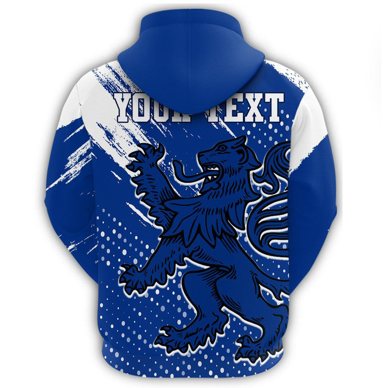 Scotland Lion Grunge Zip Hoodie RLT12