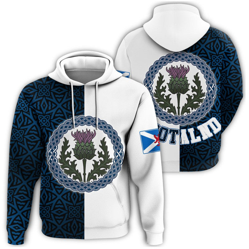 Scotland Half Thistle Celtic Hoodie RLT12
