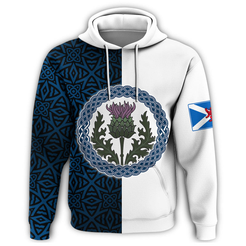 Scotland Half Thistle Celtic Hoodie RLT12