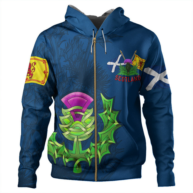 Scotland Celtic Knot Zip Hoodie RLT12