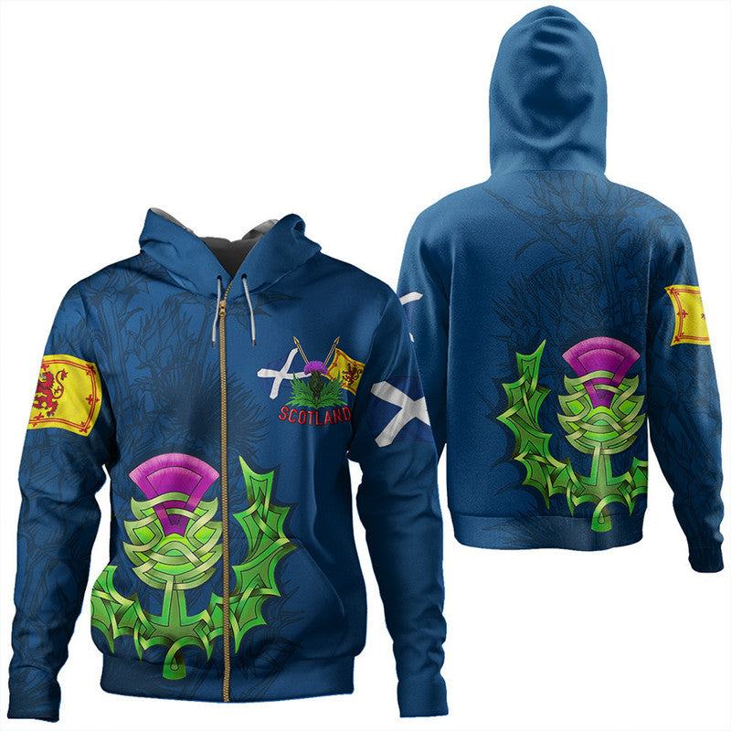 Scotland Celtic Knot Zip Hoodie RLT12