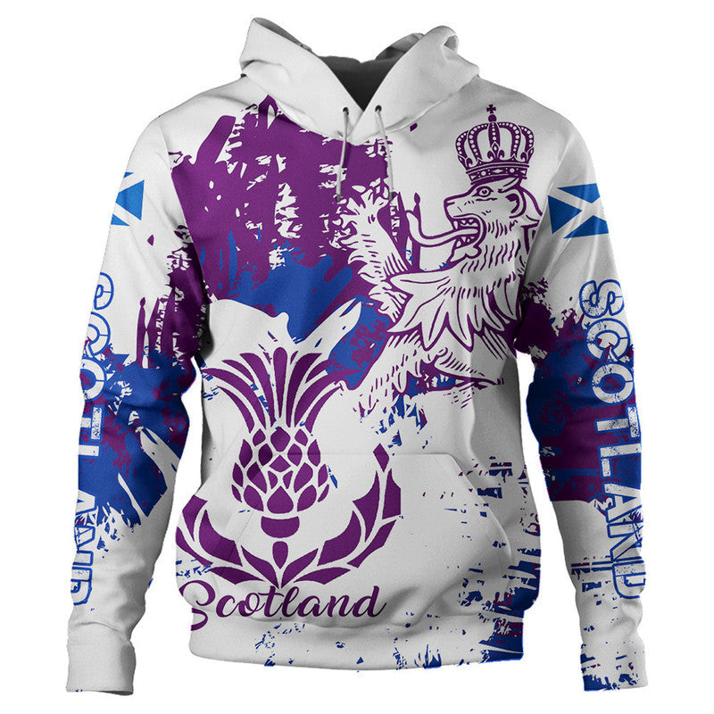 Scotland Lion Kings Thistle Hoodie RLT12