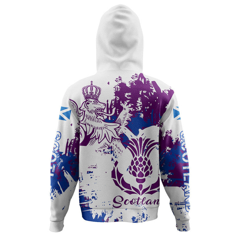 Scotland Lion Kings Thistle Hoodie RLT12