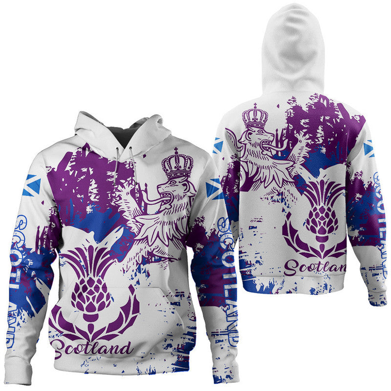 Scotland Lion Kings Thistle Hoodie RLT12