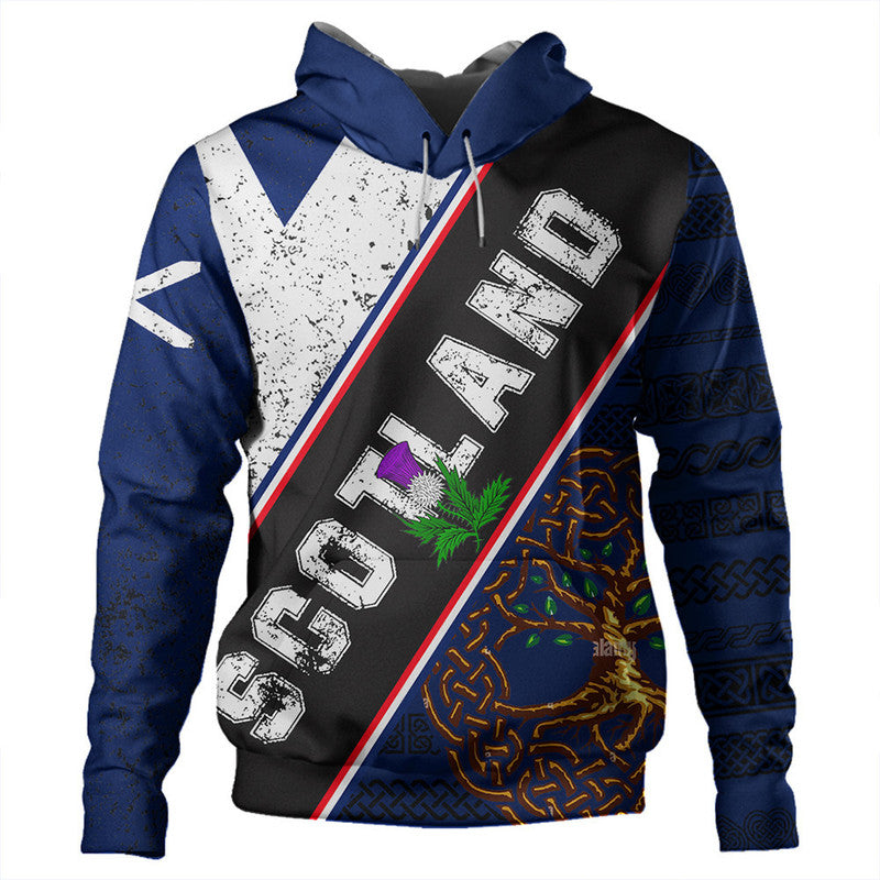 Scotland Pattern Flag Hoodie RLT12