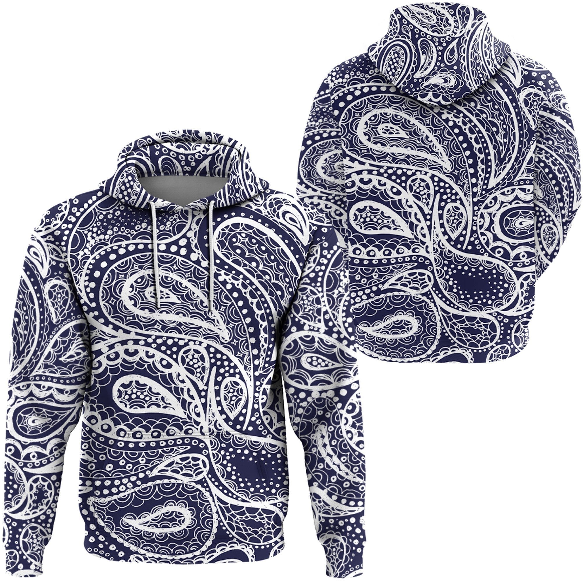 Paisley Bandana Hoodie Pattern Seamless Ver.40 RLT13