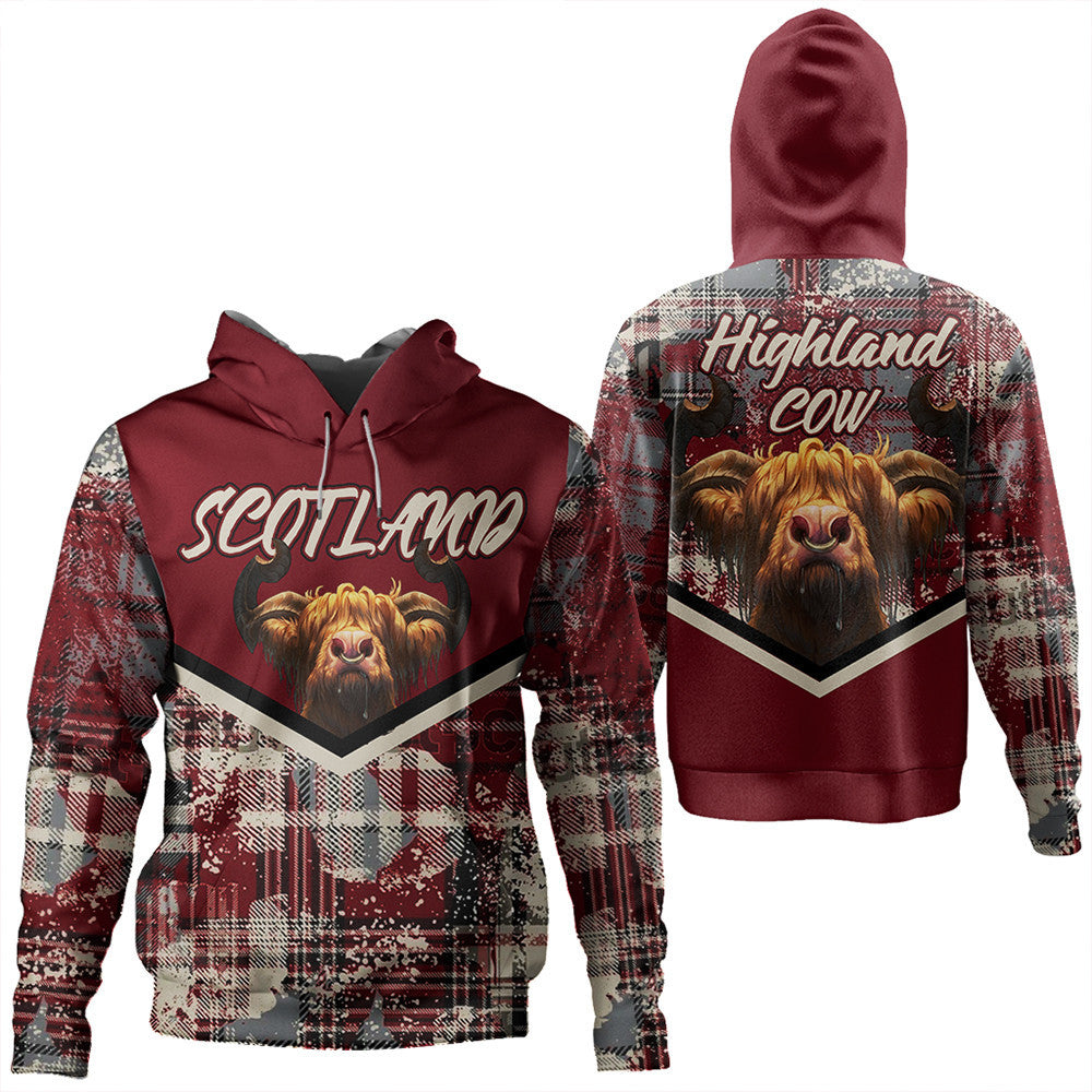 Scotland Tartan Grunge Plaid Hoodie RLT12